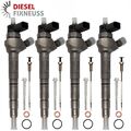 4x Injektor Einspritzdüse VW AUDI 2,0 TDI 03L130277J/Q 0445110369 0445110647