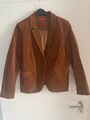 S Oliver Jacke Blazer Cord Stretch Gr. 42 cognac  Neu und  ungetragen