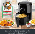 Gourmetmaxx Digitale Heißluft-Fritteuse 3 Liter 6 Programme Airfryer Backofen