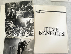 Pressemappe "Time Bandits"  1981 - Terry Gilliam, 15 Seiten + 3x Hochglanzfotos