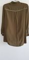 Tommy Hilfiger Bluse Gr 40 42 viskose grün olive Ohne Muster 3/4 arm NEU+ETK