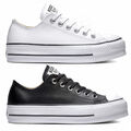 Converse Chuck Taylor All Star Lift Clean OX Leather Damen-Sneaker Turnschuhe
