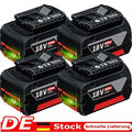  4x 8Ah Akku für Bosch 18V Professional GBA GSR GSB BAT618 BAT609 BAT62 7Ah 5Ah