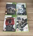 XBOX 360 SPIELEPAKET x 4 - Halo Reach, Homefront, Kane & Lynch, Ghost Recon 2