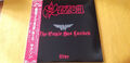 SAXON LP THE EAGLE HAS LANDED-LIVE 1982 MADE IN JAPAN OBI