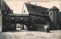 Dresden , Großstadt -Idyll  ,Das alte Fischertor a.Fischhof -Platz