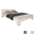 Bett Holzbett Lattenrost Doppelbett Bettgestell Massiv Einzelbett Homestyle4u