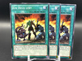 Yugioh Playset 3x Ein Held lebt SDSH DE026/ Common/ Near Mint/ Deutsch