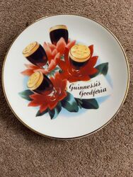 Very Rare Guinness Plate. 'Guinnessis Goodforia' design. Possibly 1960's