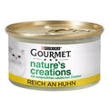 Gourmet Nature's Creation Katzennassfutter in Gelee naturbelassen Huhn 12er P...