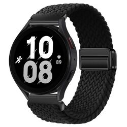 Magnet Nylon Armband für Samsung Galaxy Watch FE 7 6 5 Pro 4 40/44mm Active 2 