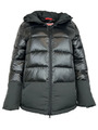 Frieda & Freddies Steppjacke schwarz warme Damenjacke mit Kapuze