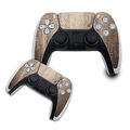 Schutzfolie Controller Set Aufkleber Gaming Folie Spiele Holz R140-10