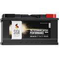 SIGA Autobatterie 100Ah 12V Starterbatterie ersetzt 88Ah 90Ah 92Ah 95Ah