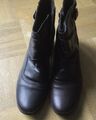 TAMARIS Damen Stiefelette Leder dunkelbraun Gr. 42