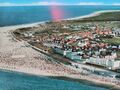 Postkarte Ansichtskarte Luftaufnahme Nordseeheilbad Borkum 