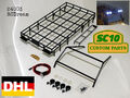 24003 Camel Trophy Dachgepäckträger+LED+Leiter+Rollcage für GRC RCDream Defender