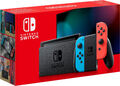 NINTENDO Switch Neue Edition 2019 Konsole schwarz neon rot blau B-WARE