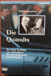 Buch Rüdiger Jungbluth, Die Quandts, Austieg einer Wirtschaftsdynastie