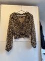 ZARA Damen Bluse Leopard Gr. L