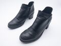 Jenny Damen Ankle Boots Stiefelette Absatzschuh schwarz Gr. 40 EU Art. 9044-98