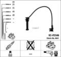 NGK 0641 Zündkabelsatz Zündleitungssatz für FORD FIESTA III (GFJ) MONDEO I (GBP)