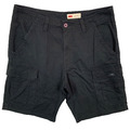 Wrangler schwarz Relaxed Fit Cargo Baumwolle Arbeitskleidung Shorts Herren Größe 36