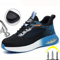 2024 Herren Leichte Sicherheitsschuhe Stahlkappe Arbeitsschuhe S3 Sport Sneaker 