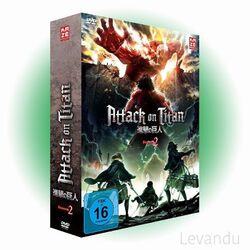 DVD ATTACK ON TITAN - STAFFEL 2 - GESAMTAUSGABE (Episoden 26-37) - 2 DVD's