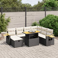 SECOLI XXL Polyrattan  Garten Loungemöbel Set Terrassenmöbel Gartenlounge Z6H2