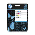 HP 903 4er-Pack Tintenpatrone Schwarz, Cyan, Magenta, Gelb (6ZC73AE)