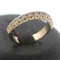 Memory Brillant Gold Ring 585 14 Kt Gelbgold 0,50 Ct Diamant Damen Wert 1500,-