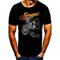 Simson DDR Geschichte Oldschool Moped T-Shirt 