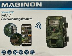 MAGINON Wildkamera Überwachungskamera WK 4 HDW + 8 GB WiFi MicroSD Karte Kamera