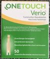 ONE TOUCH VERIO TESTSTREIFEN BLUTZUCKER NEU&OVP 50 STÜCK PZN 06558223 MHD 2/2026