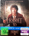 Der Hobbit Eine unerwartete Reise Extended Edition Steelbook 3D Blu-ray sehr gut