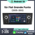 Carplay Android13 Autoradio GPS Nav Wifi SWC BT DAB+ Für Fiat Grande Punto/Linea