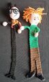 Harry Potter Lesezeichen Gestrickt Ron Und Harry Geschenk Weihnachten Handmade