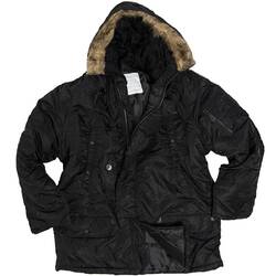 N3B POLARPARKA Parka XS-3XL Winterjacke US Herren Mantel Pelzkapuze Polarjacke