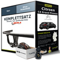 Für CITROEN C4 Grand Picasso I Typ UA Anhängerkupplung starr +eSatz 7pol 06- Kit