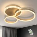 LED Deckenleuchte DIMMBAR 3-Farbige Decken-Lampe Wohnzimmer Flur Küchen Eingang