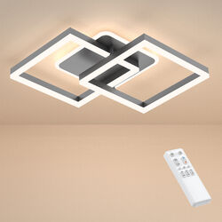 LED Design Deckenleuchte Dimmbar Fernbedienung 40W Wohnzimmer modern Deckenlampe