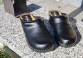 Schwarze Herren Leder Clogs Gr. 42, zweimal nur kurz getragen, wie NEU!