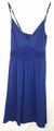 Bonprix Kleid Damenkleid Dress Sommer Strick Trägerkleid Gr. 36/38 Blau