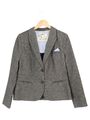 S.OLIVER Damen Blazer Gr. 44 Grau Meliert Business