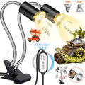 Schildkröten Wärmelampe Reptilien Terrarium Lampe E27 UVA UVB 25+50W Heizlicht