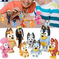 8x Bluey/Friends Modell Puppen Bluey Kinder Spielzeug Action Figur Sammlerstück