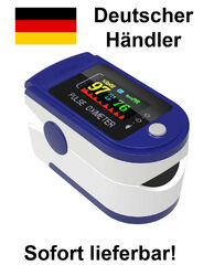 Finger Pulsoximeter SPO2 OLED Puls Oximeter Monitor Messgerät Sauerstoff Blut DEWare aus Deutschland! Kein chinesischer Verkäufer! DE