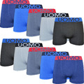 Boxershorts Mikrofaser Herren 10er Pack Schwarz Unterhose Retroshorts Gr. M-2XL