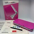 【WIE BESEHEN】5588 Nintendo New 3DS LL XL Pink & Weiß Japanische Version